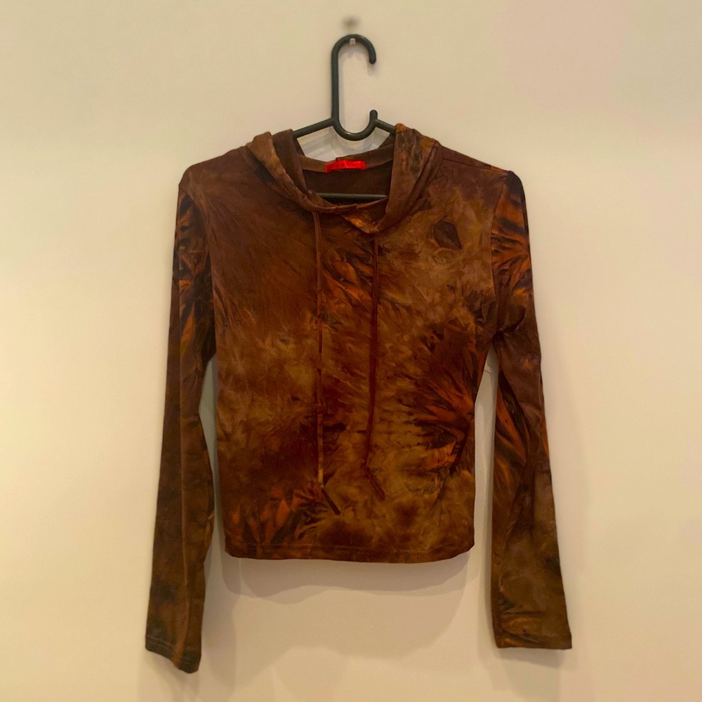 🦋 3/$15 Roma Concept stretchy hooded sweatshirt